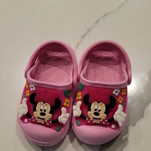 Pink Minnie Mouse Kids Clogs They Light Up!!